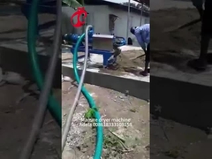 2トンの肥料処理システム ISO 鶏肥料洗浄機 Adela