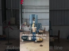 鶏 1 または 2 トン 小型家禽飼料工場 機械 完全自動 星