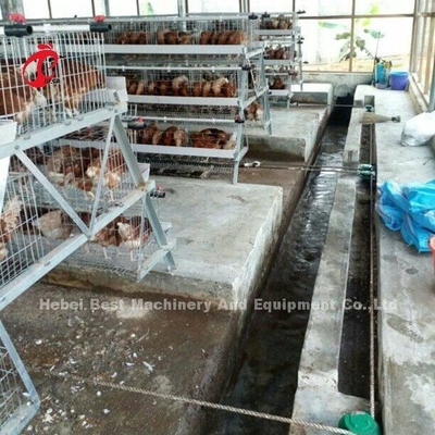 自動3段階の家禽の肥料のスクレーパー機械は鶏不用なサンディを取除く